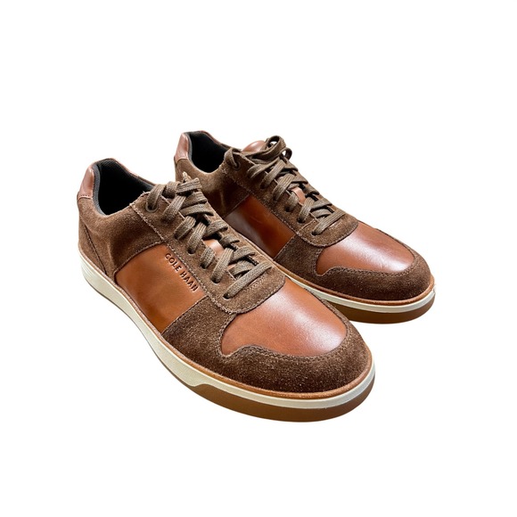 Cole Haan Other - COLE HAAN Grand Crosscourt Sneakers 11 Brown Leather Suede Low Top Casual Preppy